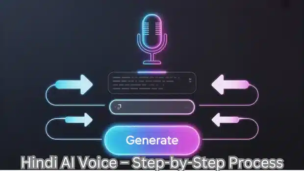 Hindi AI voice generator step by step guide for free voiceover tools