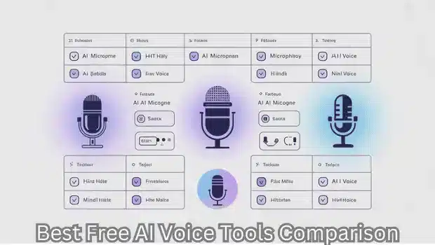 Hindi comparison of best free AI voice tools for YouTube and voiceover