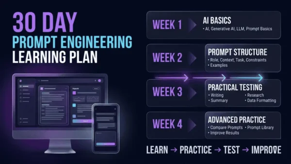 30 Day Prompt Engineering Learning Plan for Beginners