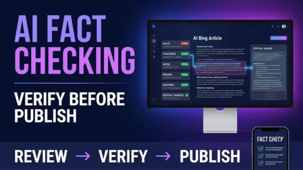 AI Blog Content में Fact Checking और Information Verification