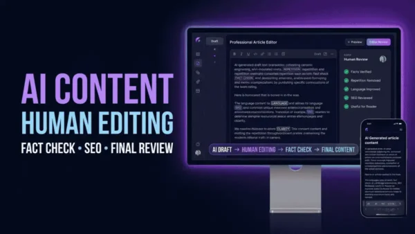 AI Content Human Editing और Fact Checking SEO Process