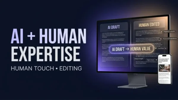 AI-generated Content में Human Touch और Human Editing जोड़ना