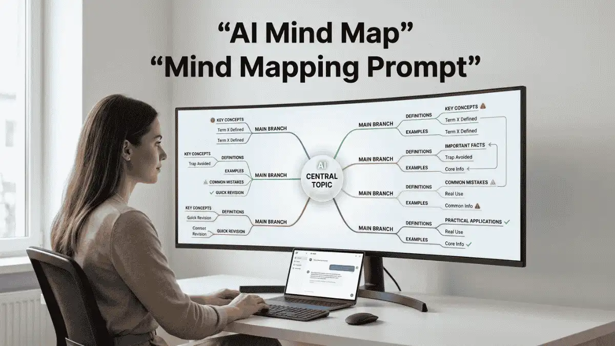 Mind Map Prompt: AI से किसी भी Topic का Smart Mind Map बनाएं