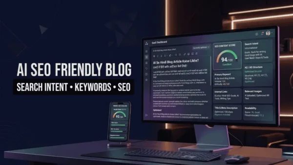 AI से SEO Friendly Hindi Blog लिखने का तरीका