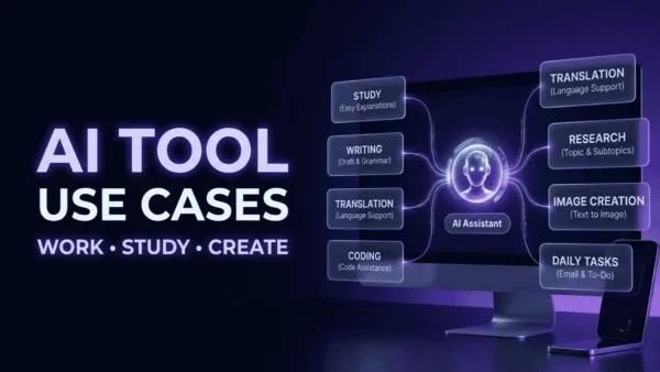 Beginners के लिए AI Tool Use Cases Writing Blogging Coding और Research