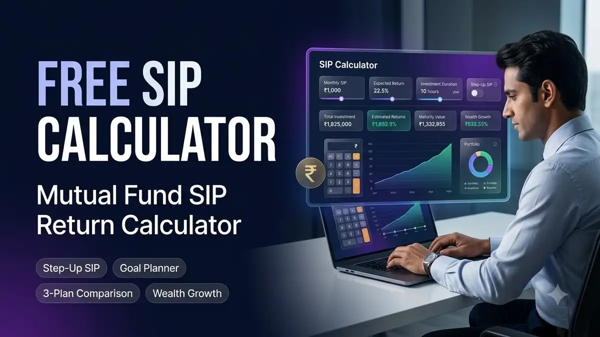 Online Mutual Fund SIP Investment Return Calculator Hindi featured image