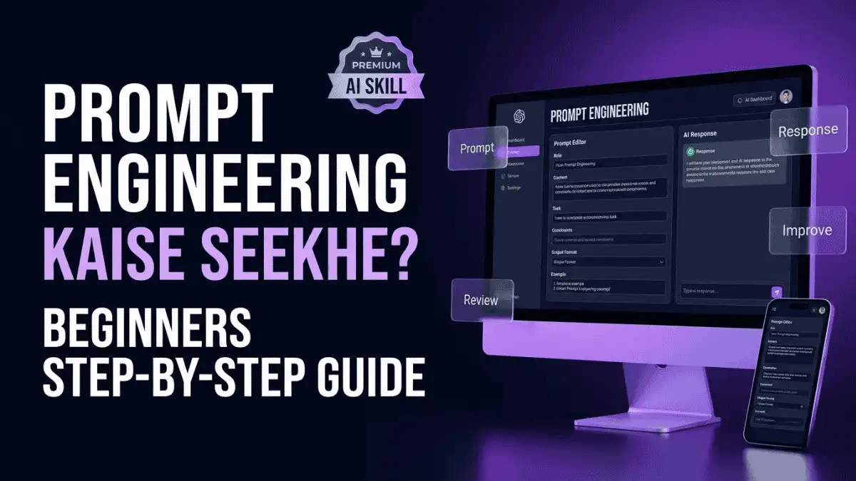 Prompt Engineering कैसे सीखें Beginners के लिए Step-by-Step Guide