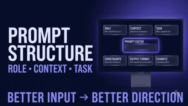 Prompt Structure में Role Context Task Constraints और Output Format
