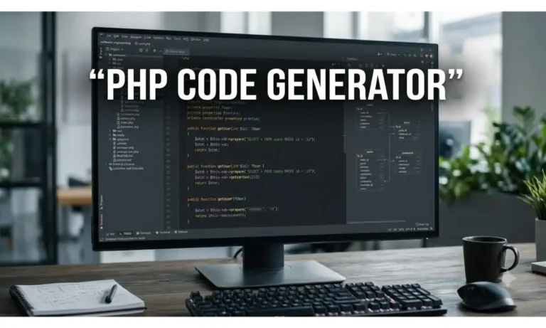 PHP production ready code generation prompt with secure backend architecture