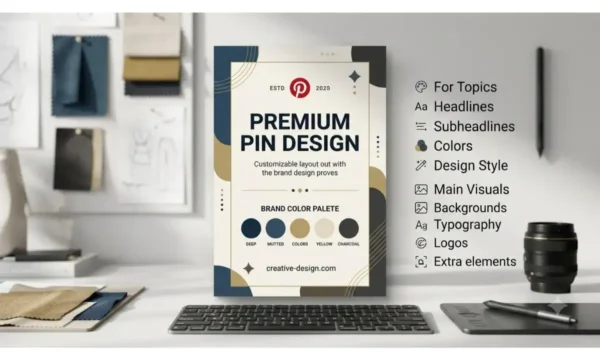 Pinterest Pin Design AI Prompts (Pinterest Pin डिज़ाइन बनाने के लिए AI प्रॉम्प्ट)