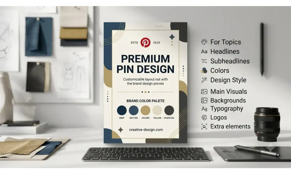 Pinterest Pin Design AI Prompts (Pinterest Pin डिज़ाइन बनाने के लिए AI प्रॉम्प्ट)