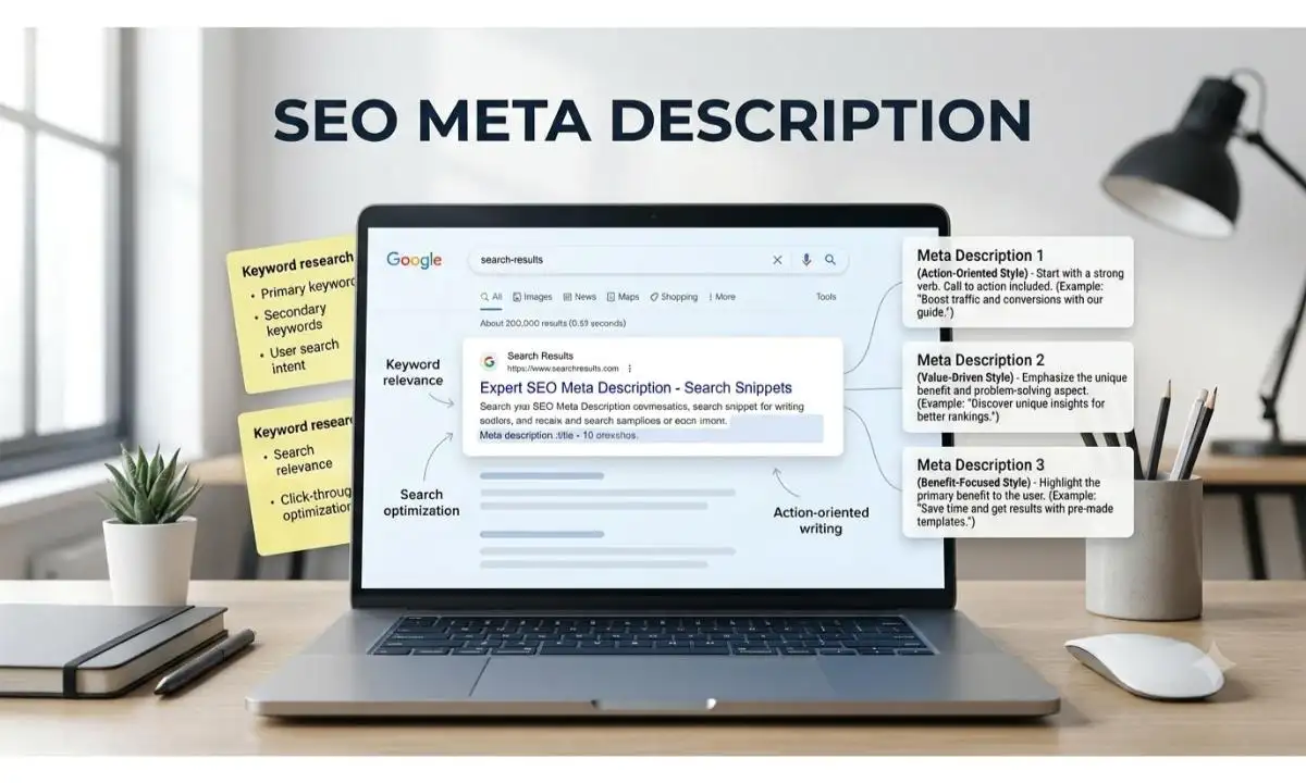Meta Description Prompt – AI से SEO-Friendly और High-CTR Meta Description बनाने का प्रीमियम प्रॉम्प्ट