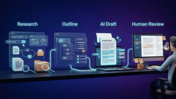 AI से ब्लॉग outline बनाकर उपयोगी लेख तैयार करना