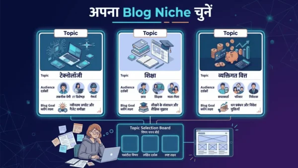 ब्लॉग के लिए niche और target audience चुनने का उदाहरण