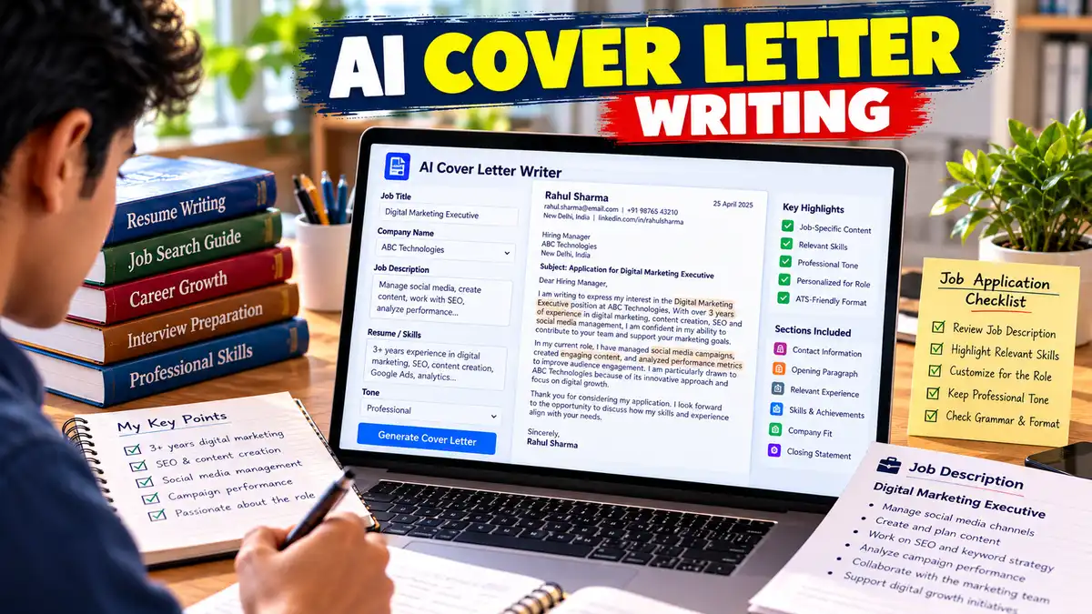 Cover Letter Prompt: AI से Professional और Job-Specific Cover Letter लिखें