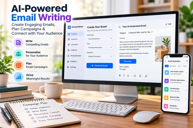 AI email marketing prompt for professional email campaigns, subject lines and customer engagement
