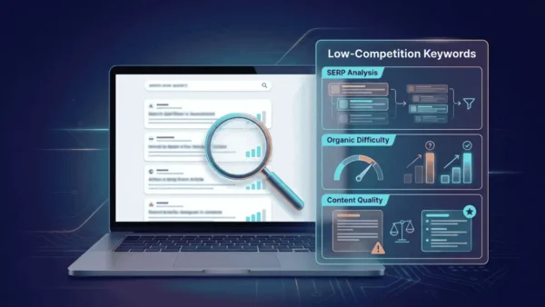 Low-competition keywords के लिए SERP और SEO metrics का विश्लेषण