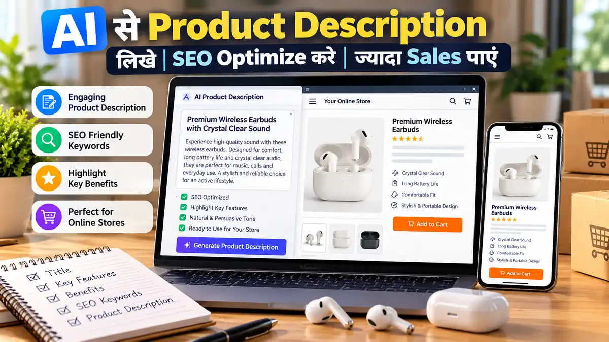Product Description Prompt – AI की मदद से आकर्षक और SEO-Friendly Product Description बनाएं