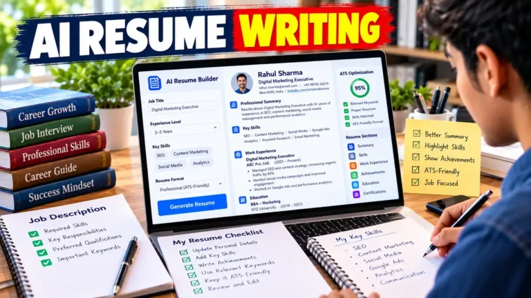 AI Resume Writing Prompt for ATS-friendly resumes, job-specific keywords and professional career profiles