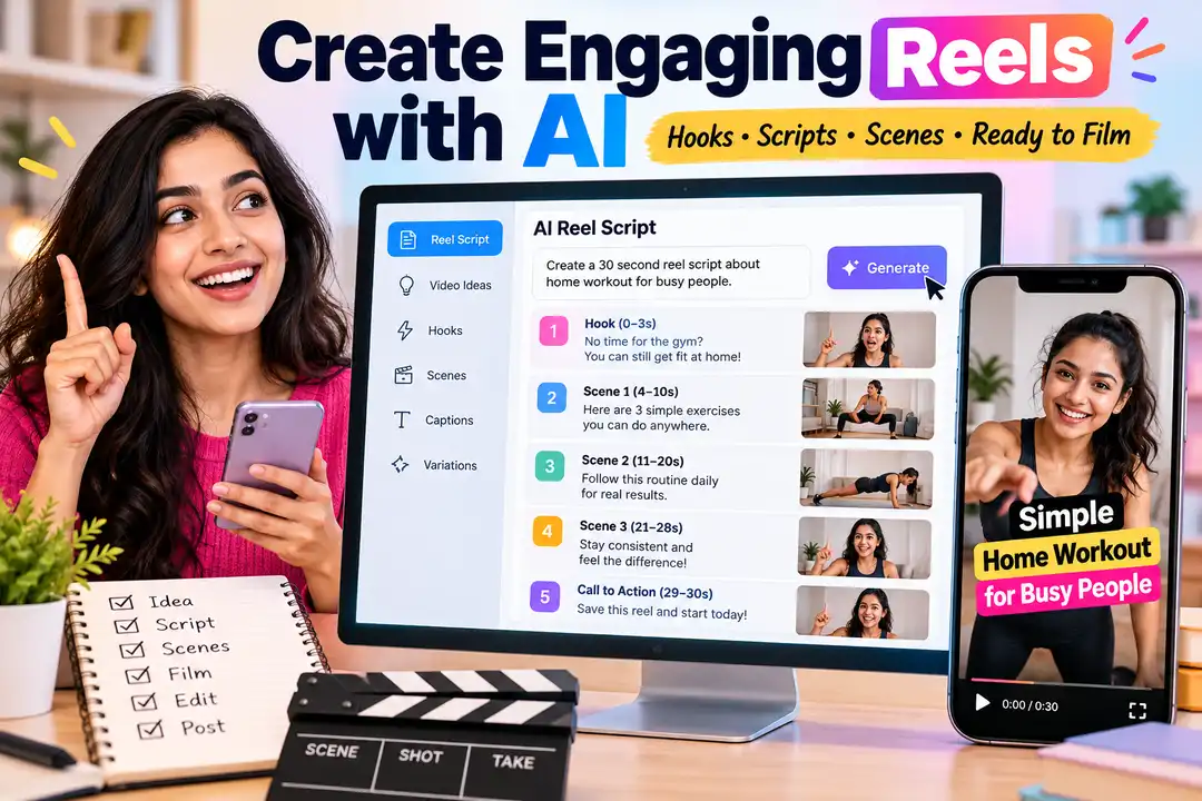 Viral Reel Script Prompt – AI की मदद से वायरल और हाई-एंगेजमेंट Reel Script बनाएं