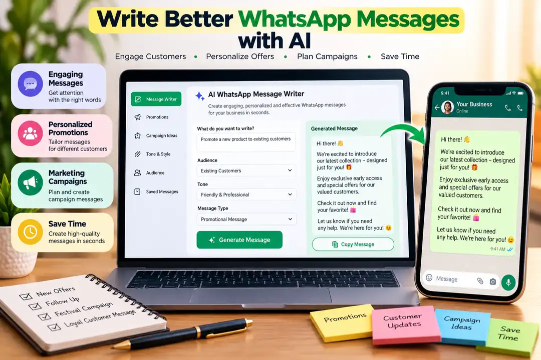 WhatsApp Marketing Prompt – AI की मदद से हाई-कन्वर्टिंग WhatsApp Marketing Messages बनाएं