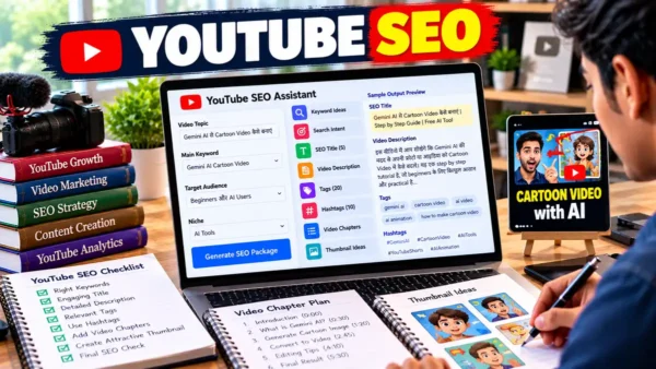 YouTube SEO Prompt: AI से YouTube Video का पूरा SEO तैयार करें